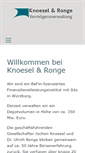 Mobile Screenshot of knoesel-ronge.de