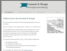 Tablet Screenshot of knoesel-ronge.de